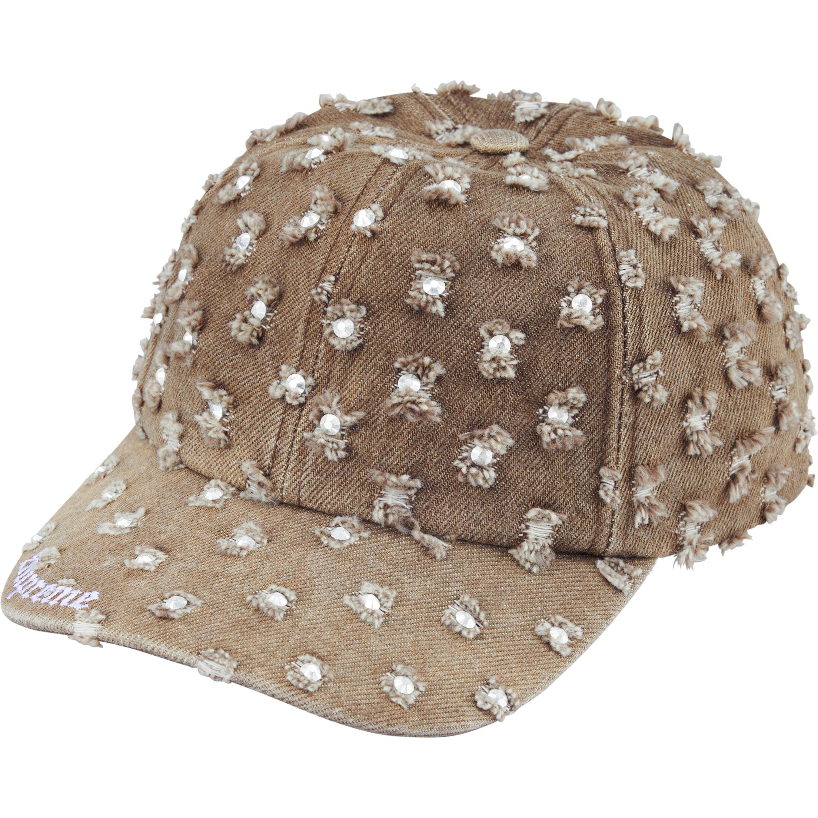 Hole Punch Rhinestone Denim 6-Panel view 7